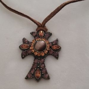 Cookie Lee Vintage Cross Necklace